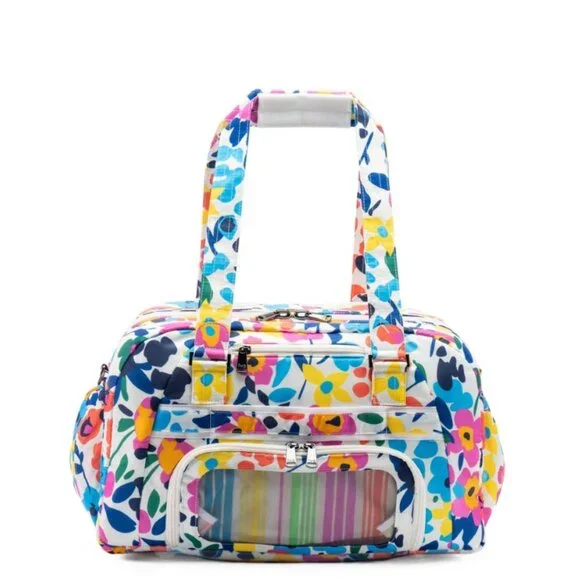 Lug Propeller 2 Overnight Bag Wildflower Brights White with Neon Print - Picture 3 of 16